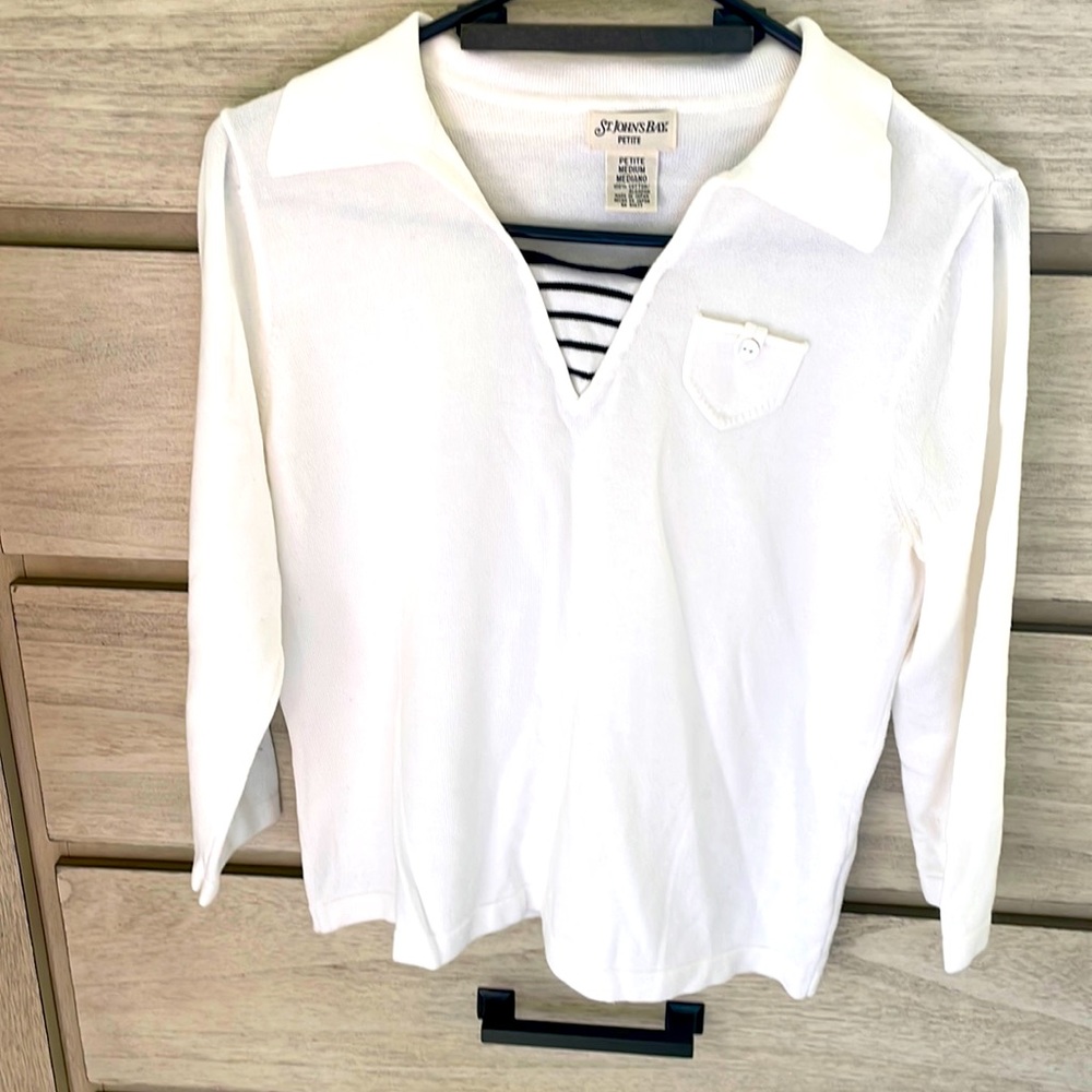 Petite white shirt